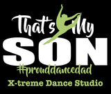 X-treme Dance Studio family shirts (son, daughter, siblings)