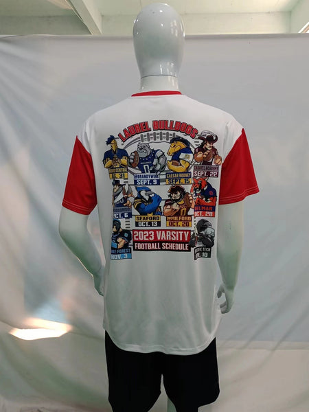 Laurel Bulldogs 2023 Football Schedule Shirts